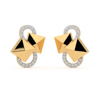 Classic Square Diamond Earrings